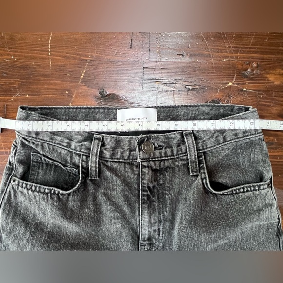 Current/Elliott Grey The Vintage Cropped Slim in Faulkner Size 25 - Picture 6 of 8